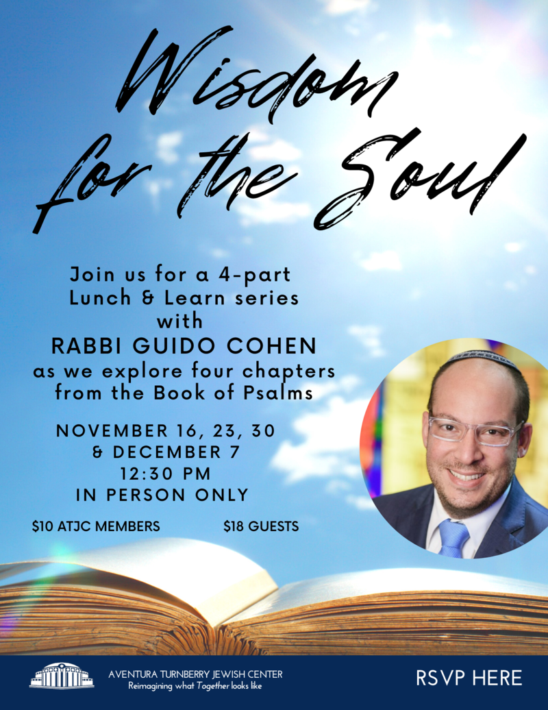 Banner Image for Wisdom for the Soul with Rabbi Cohen