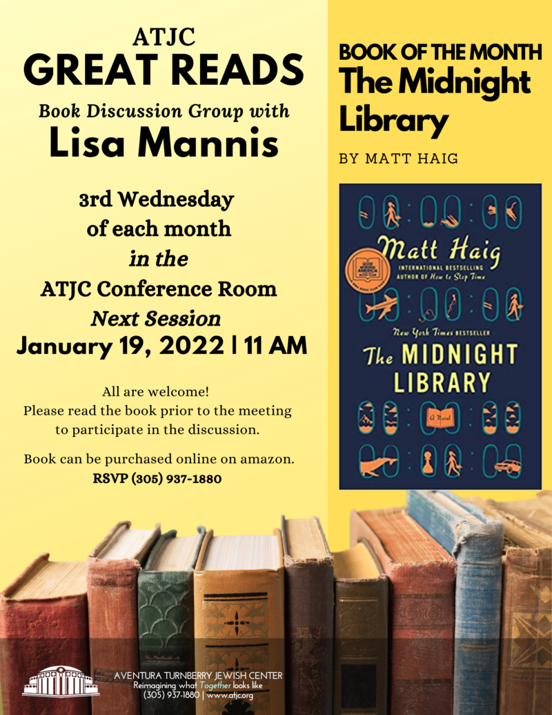 Banner Image for ATJC Great Reads: Book Discussion w/ Lisa Mannis